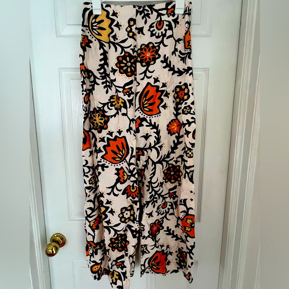 Primark multicolor semi wide leg trousers